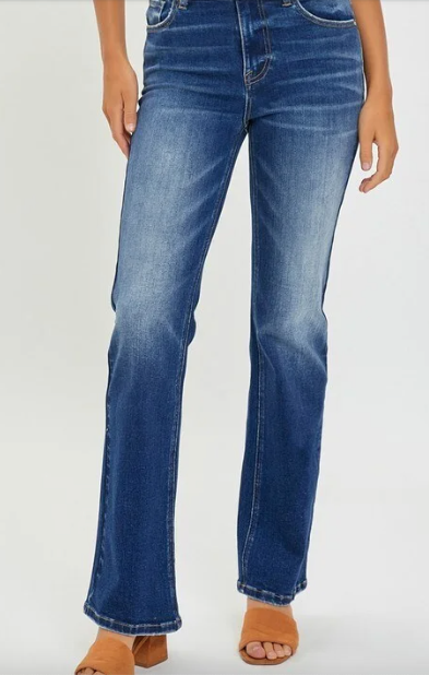 High Rise Relaxed Bootcut Jeans - Plus Size