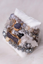 Load image into Gallery viewer, Ghana Bracelet Set - Grey