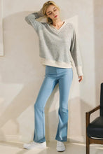 Load image into Gallery viewer, Ultra Soft Long Sleeve V Neck Pullover