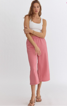 Load image into Gallery viewer, Textured Wide Leg Pants - Coral Pink - Regular &amp; Plus Sizes