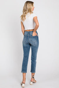 PETITE High Rise Stretch Mom Jeans