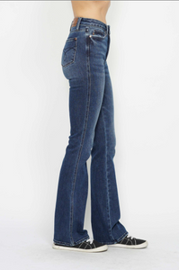 High Waist Tummy Control Bootcut Jeans - LONG Length