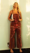 Load image into Gallery viewer, Vintage Washed Corduroy Overalls - REMAINING: Medium Black Charcoal, Small Vintage Camel, Large Vintage Denim &amp; XL Vintage Denim