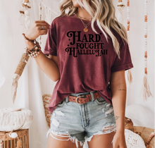 Load image into Gallery viewer, Hard Fought Hallelujah Graphic Tee - Maroon