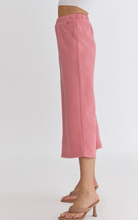 Load image into Gallery viewer, Textured Wide Leg Pants - Coral Pink - Regular &amp; Plus Sizes