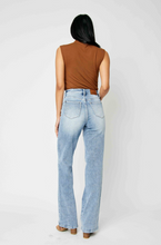 Load image into Gallery viewer, Judy Blue High Waist Front Yoke Retro Wide Leg Jeans