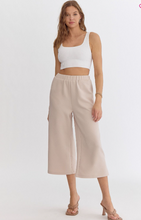 Load image into Gallery viewer, Textured Wide Leg Pants - Light Taupe - Regular &amp; Plus Sizes