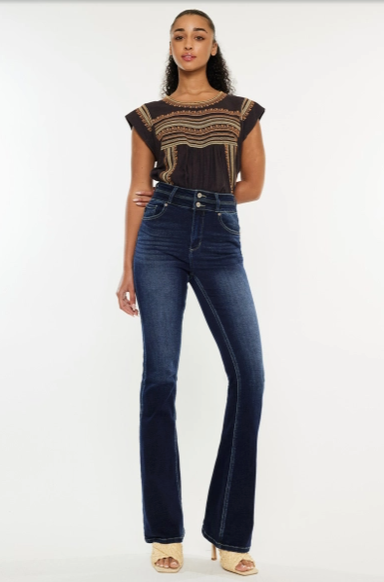 High Rise Skinny Bootcut Jeans