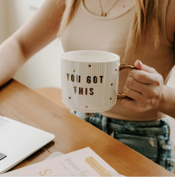 You Got This Gold Tile Coffee Mug