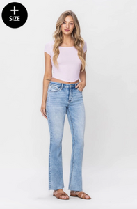 High Rise Bootcut Jean - Plus Size