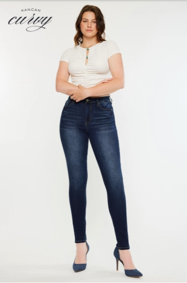 Curvy High Rise Skinny Jeans