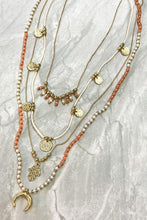 Load image into Gallery viewer, Leslie Necklace - Coral/Pearl