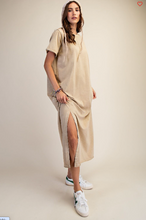 Load image into Gallery viewer, Toast - Mineral Washed Terry Midi Dress