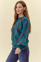 Load image into Gallery viewer, Chain Print Knit Pullover Top