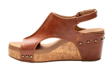 Load image into Gallery viewer, Whiskey Smooth Carley Wedge Sandals by Corkys