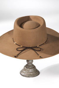 Wool Delicate Trim Panama Hat