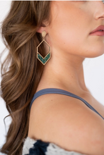 Load image into Gallery viewer, Teal Collins Earrings