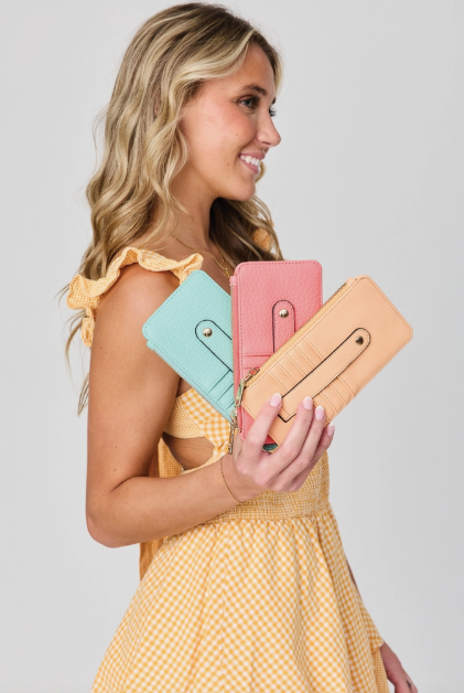 Saige Slim Card Holder / Women's Wallet- Available in 6 Colors!
