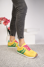 Load image into Gallery viewer, Kickoff Sneakers - Yellow Green Combo - by Corkys