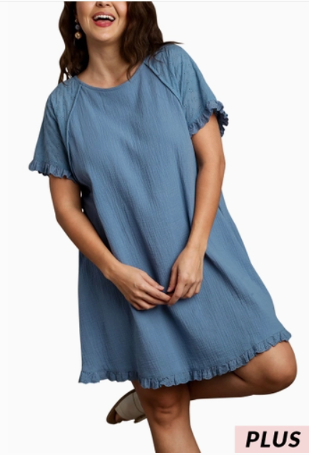 Gauze dress plus size online