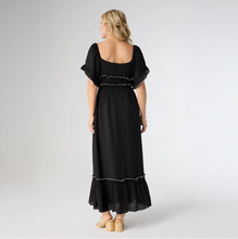 Load image into Gallery viewer, Lydia Tiered Maxi Dress with Flutter Sleeves