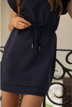 Load image into Gallery viewer, Navy Jersey Dress