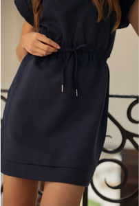 Navy Jersey Dress