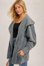 Load image into Gallery viewer, Plush Hooded Jacket with Pockets - Alpine Trail