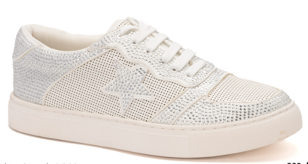 White Crystals Legendary Sneakers by Corkys - ONLY 2 LEFT! SIZES 9 & 11