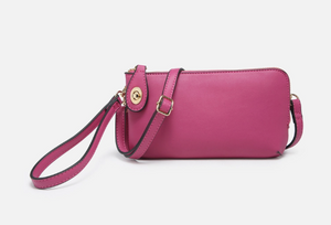 Kendall Crossbody/Wristlet with Twist Lock Closure - Available in 22 Colors!