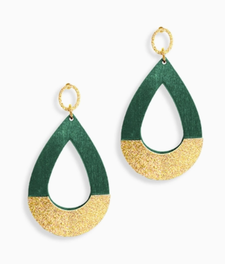 Green - Stacy Earrings