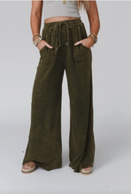 Load image into Gallery viewer, New Olive - Relaxing Robin Wide Leg Pant