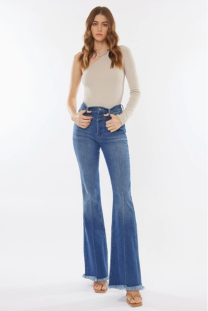 High Rise Flare Jeans