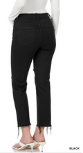 Load image into Gallery viewer, Zenana Black Cropped Skinny Jeans