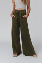 Load image into Gallery viewer, New Olive - Relaxing Robin Wide Leg Pant