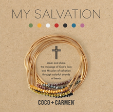 Load image into Gallery viewer, Gold - My Salvation Bracelet