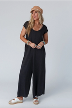 Load image into Gallery viewer, Daphne Scoop Neck Jumpsuit - Charcoal