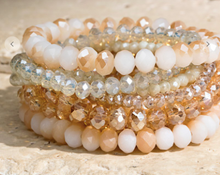 Load image into Gallery viewer, Beaded Stretch Bracelets - Set of 9 - Available in 16 Colors!