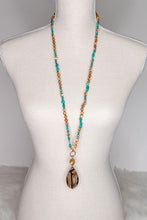 Load image into Gallery viewer, Debbie Necklace - Turquoise/Brown