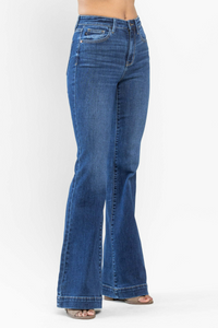 Judy Blue High Waist Wide Hem Flare Jeans