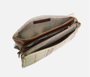 Riley Monogrammable Three Compartment Crossbody / Wristlet - Available in 21 Colors!