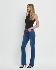 High Rise Slim Bootcut Jeans