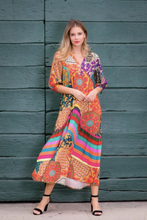 Load image into Gallery viewer, VIntage Boho Mix Maxi Dress