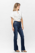 Load image into Gallery viewer, Judy Blue High Waist Vintage Frayed Hem Bootcut Jeans