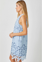 Load image into Gallery viewer, Blue - Halter Neck Lace Dress