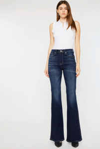 High Rise Flare Jeans - LONG Length