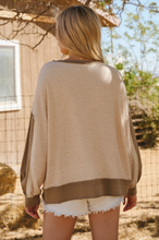 Load image into Gallery viewer, Color Block Sweatshirt