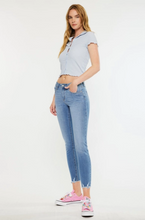 Load image into Gallery viewer, Mid Rise Ankle Skinny Jeans