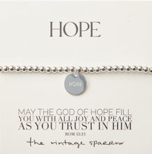 Load image into Gallery viewer, Hope Silver Bracelet