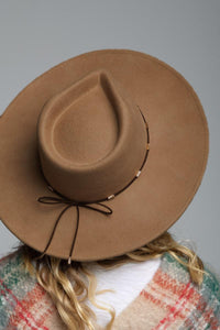 Wool Delicate Trim Panama Hat